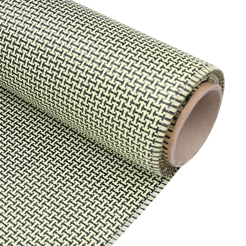 Sárga/fekete i-sugaras aramid szénkeverék Sárga/fekete i-sugaras aramid szénkeverék