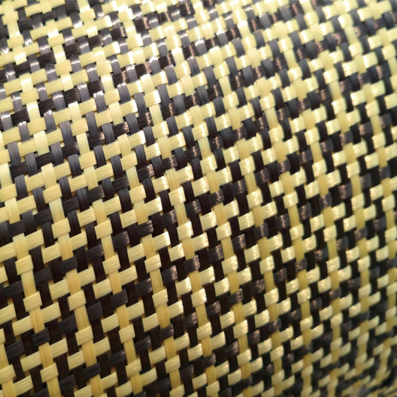 Sárga/fekete i-sugaras aramid szénkeverék Sárga/fekete i-sugaras aramid szénkeverék